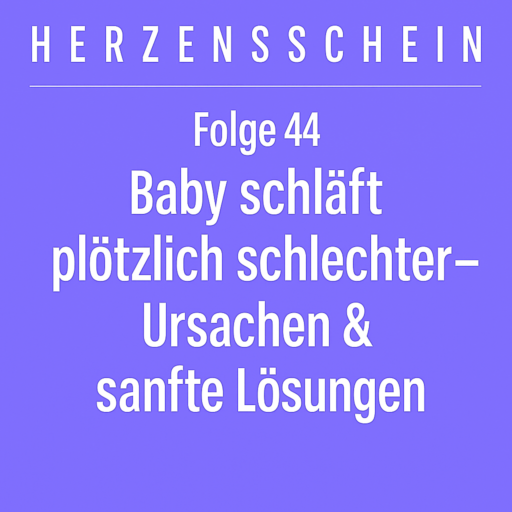Baby schläft plötzlich schlechter