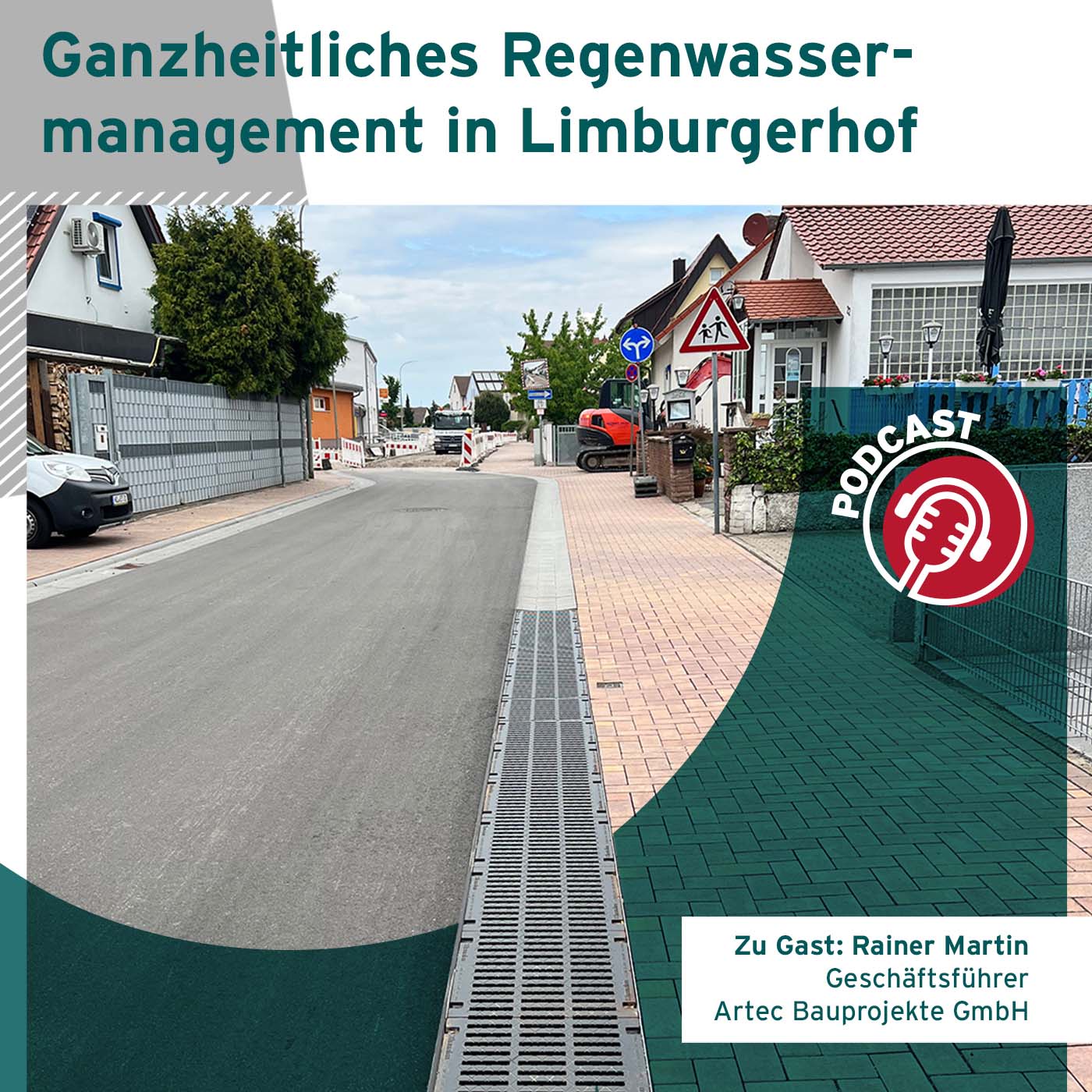 Entlastung der Kanalisation und Regenwassernutzung in Limburgerhof vorbildlich umgesetzt