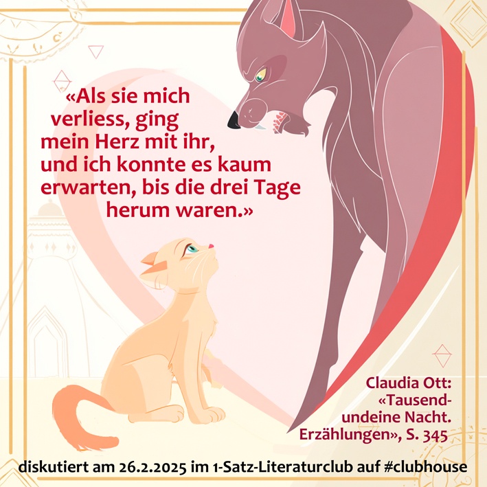 «Als sie mich verliess, ging mein Herz mit ihr, und ich konnte es kaum erwarten, bis die drei Tage herum waren.»
