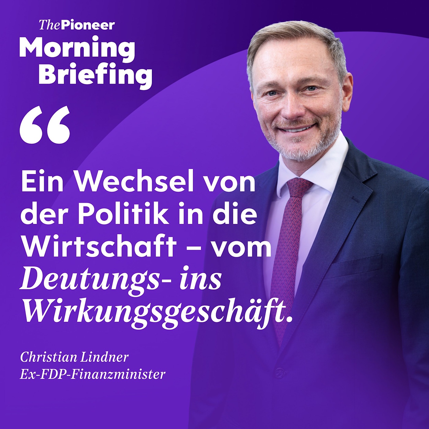 Christian Lindner über sein neues Leben nach der Politik | Doppelmoral bei SPD und Grüne | Frontrunners