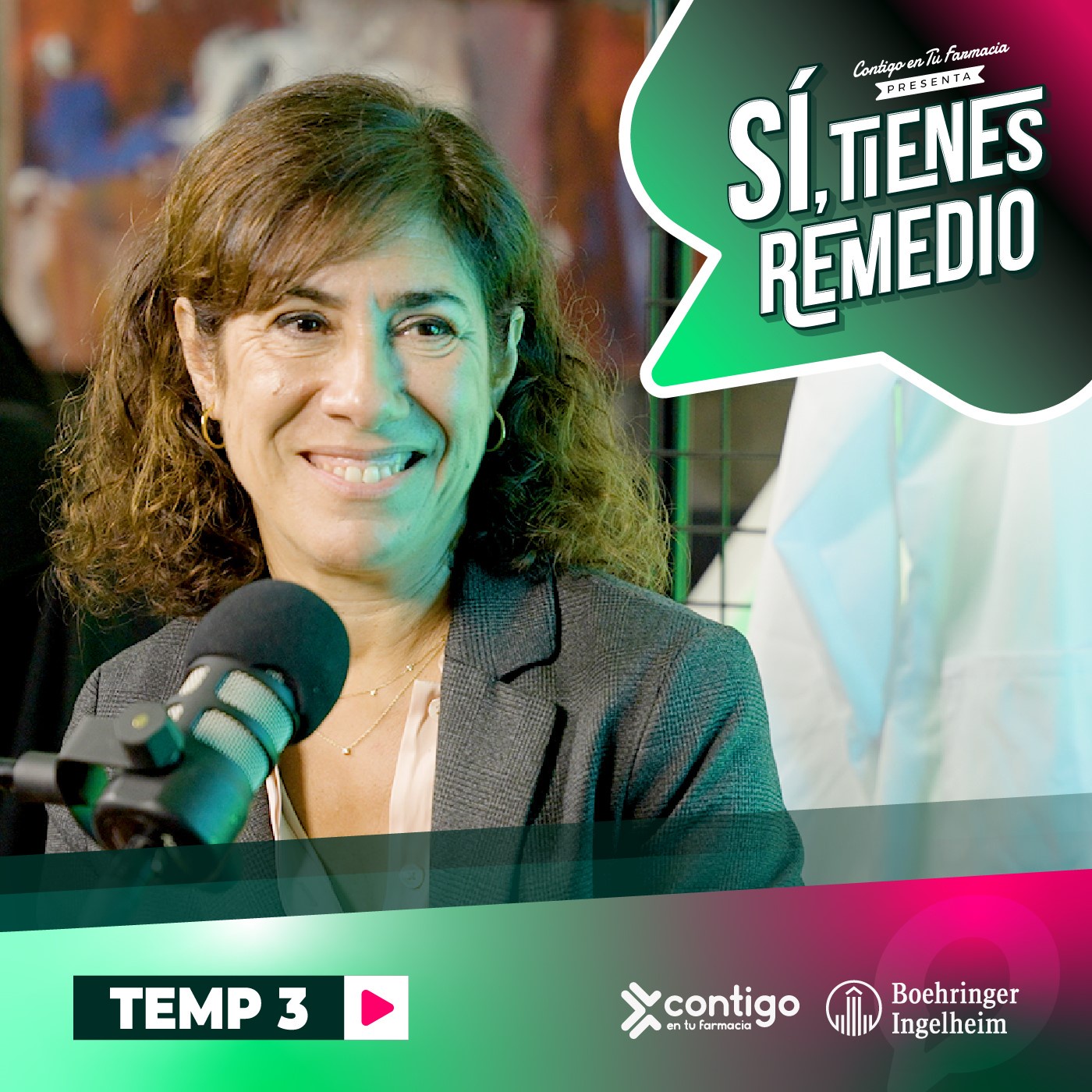 Salud femenina en el mostrador de la farmacia con Lola Gómez Roig