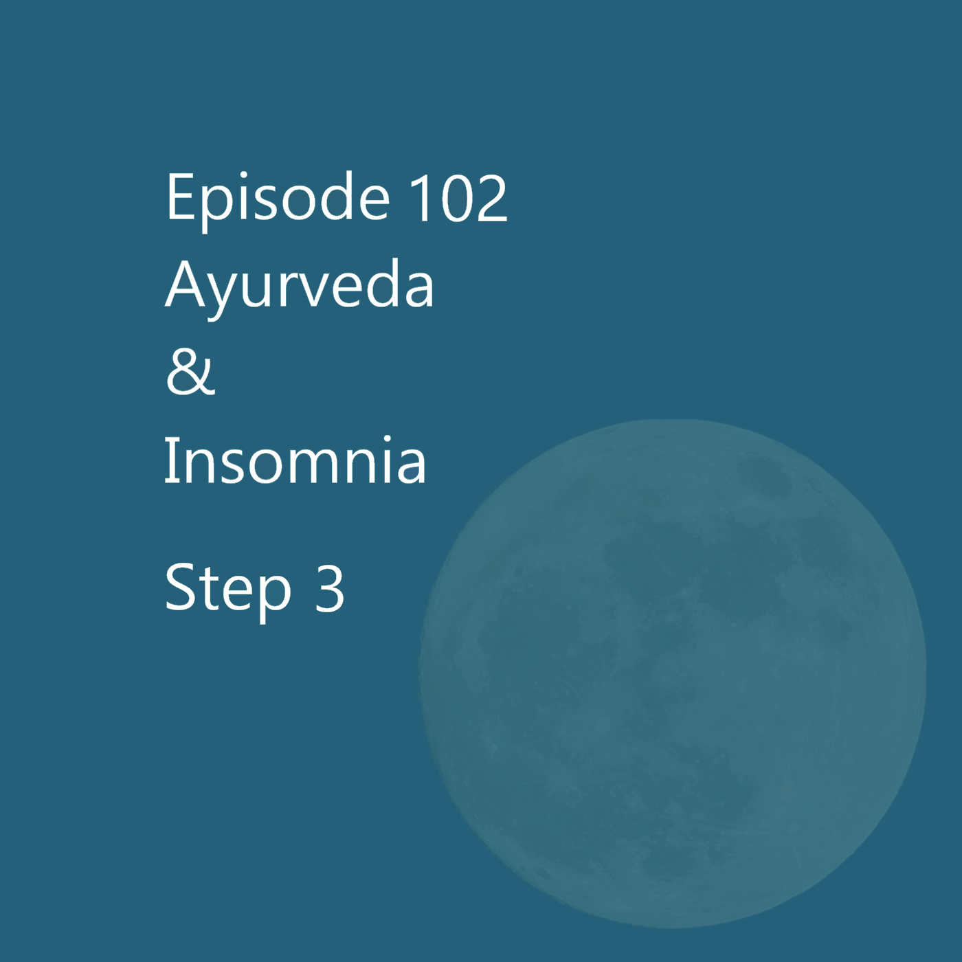 Episode 102 Ayurveda & Insomnia Step 3