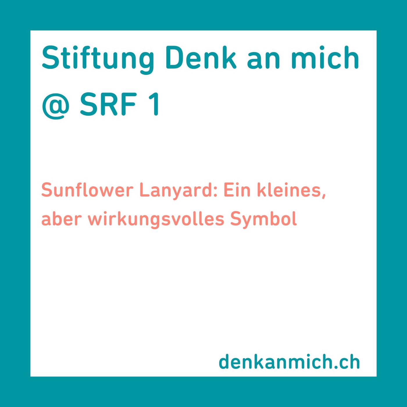 Sunflower Lanyard: Ein kleines, aber wirkungsvolles Symbol