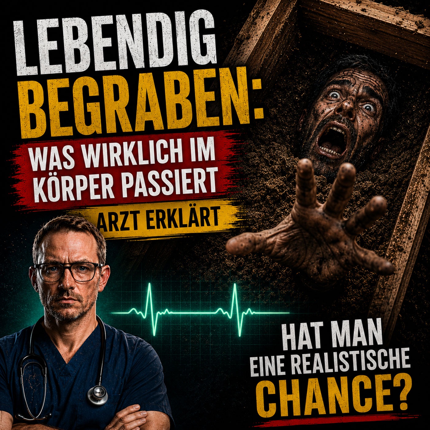 Lebendig begraben: Was wirklich im Körper passiert – Arzt erklärt