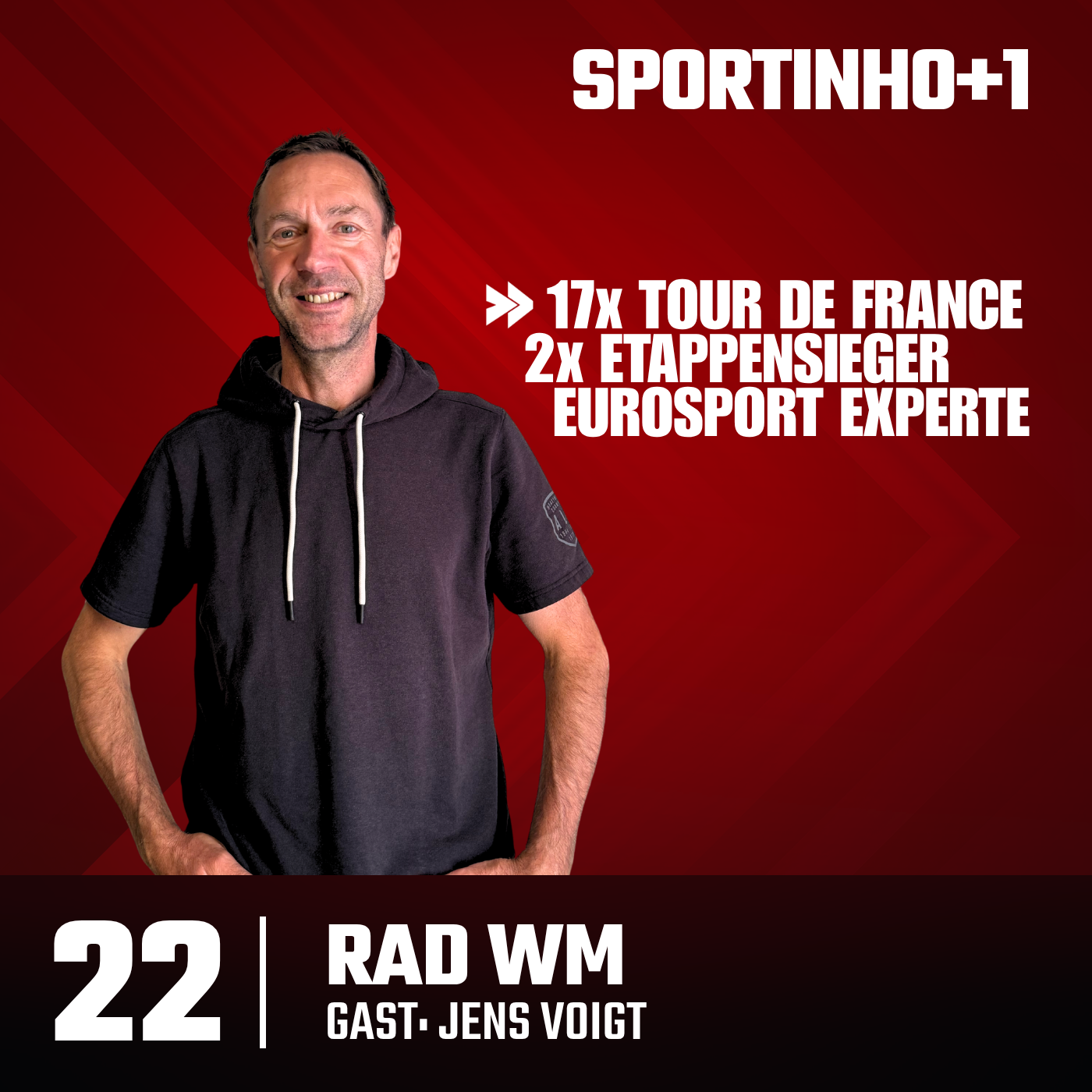Rad-WM mit spektakulärem Rundkurs und einigen Favoriten. Zu Gast: Jens Voigt