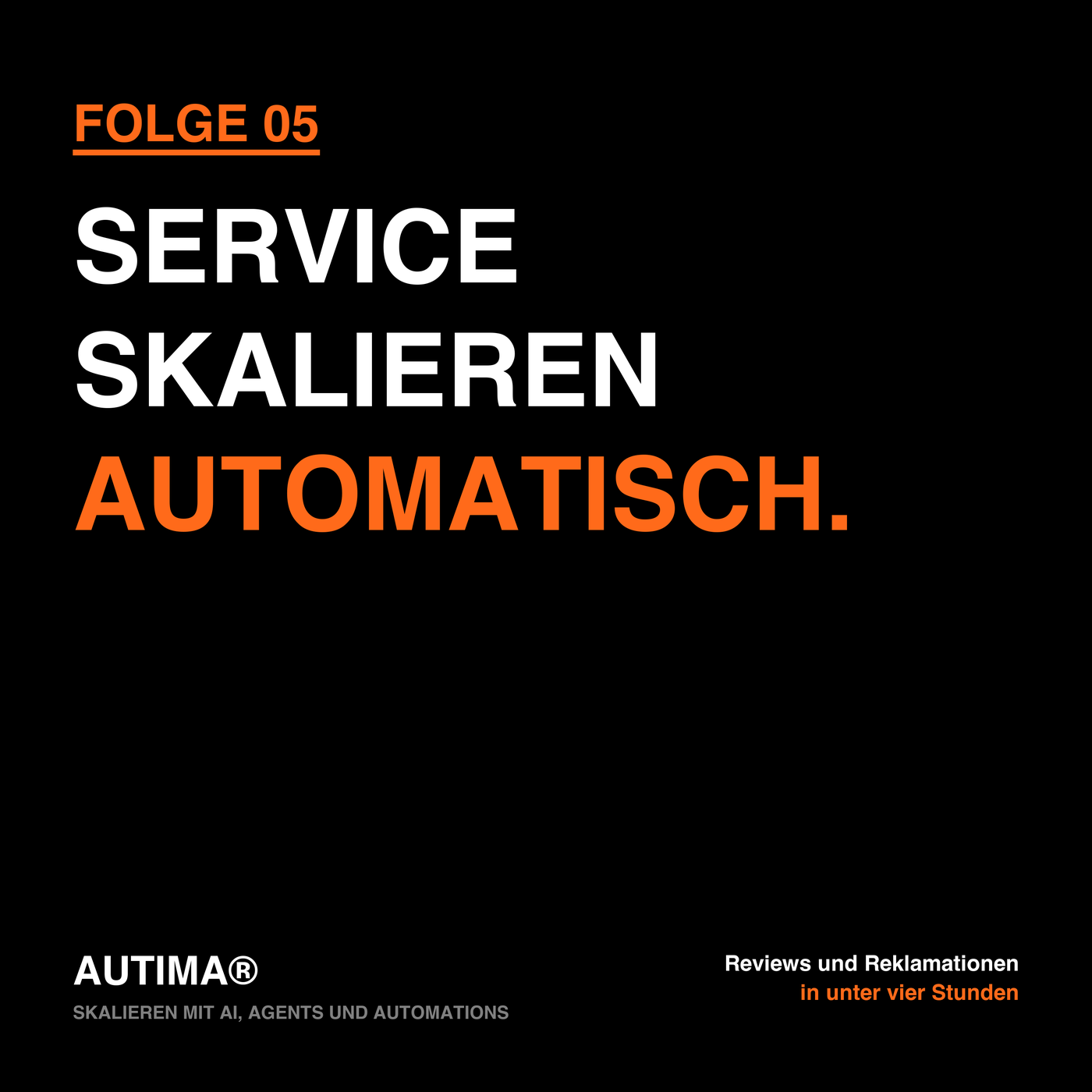 Folge 5: Skalieren mit AI, Agents und Automations: Review-Response und Reklamations-Management