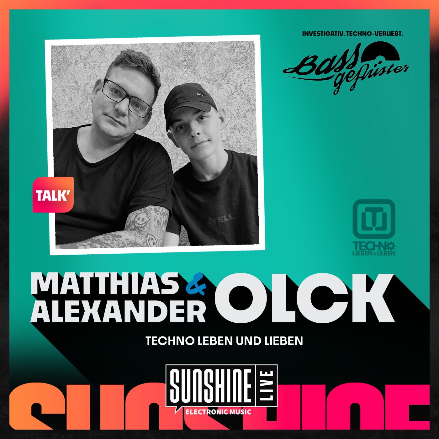 Matthias & Alexander Olck (Techno Lieben und Leben) beim Bassgeflüster