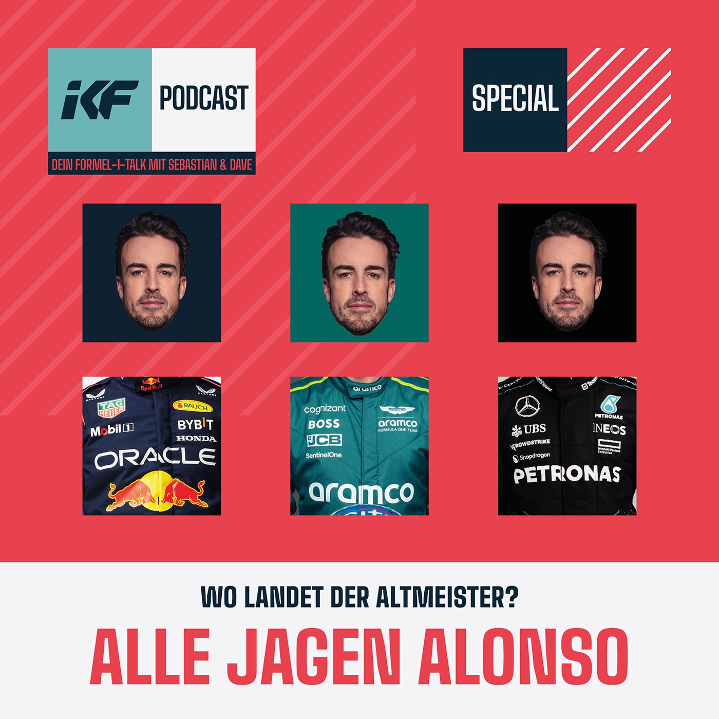 Alle jagen Alonso