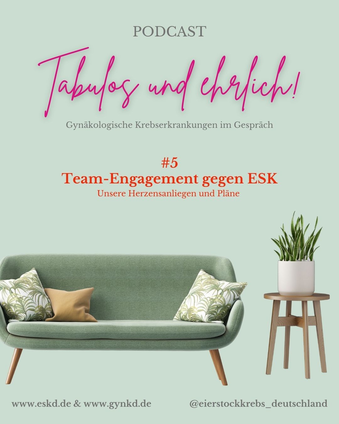 #5 - Team-Engagement gegen ESK - Unsere Herzensanliegen und Pläne