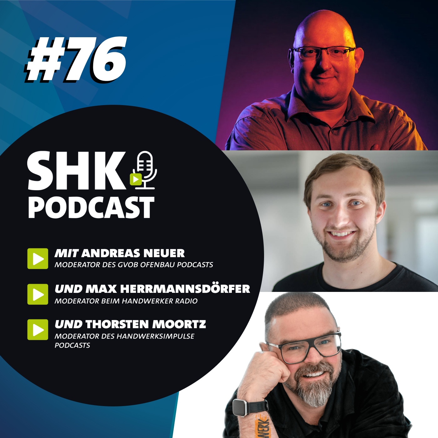 Der SHK Podcast #76 – Podcaster im Talk: Stimmen, Formate & Insights live von der ISH