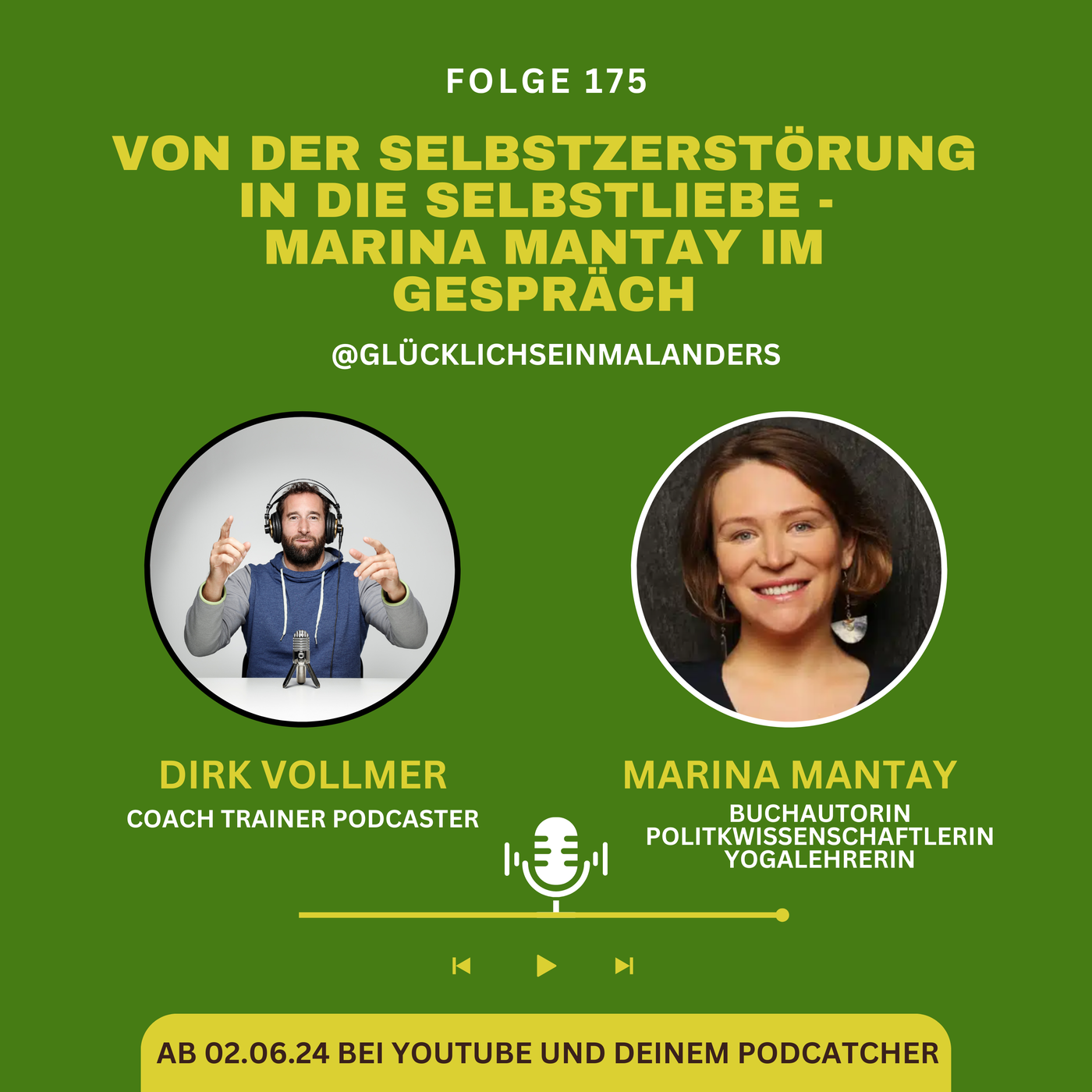 Von der Selbstzerstörung in die Selbstliebe - Marina Mantay im Gespräch