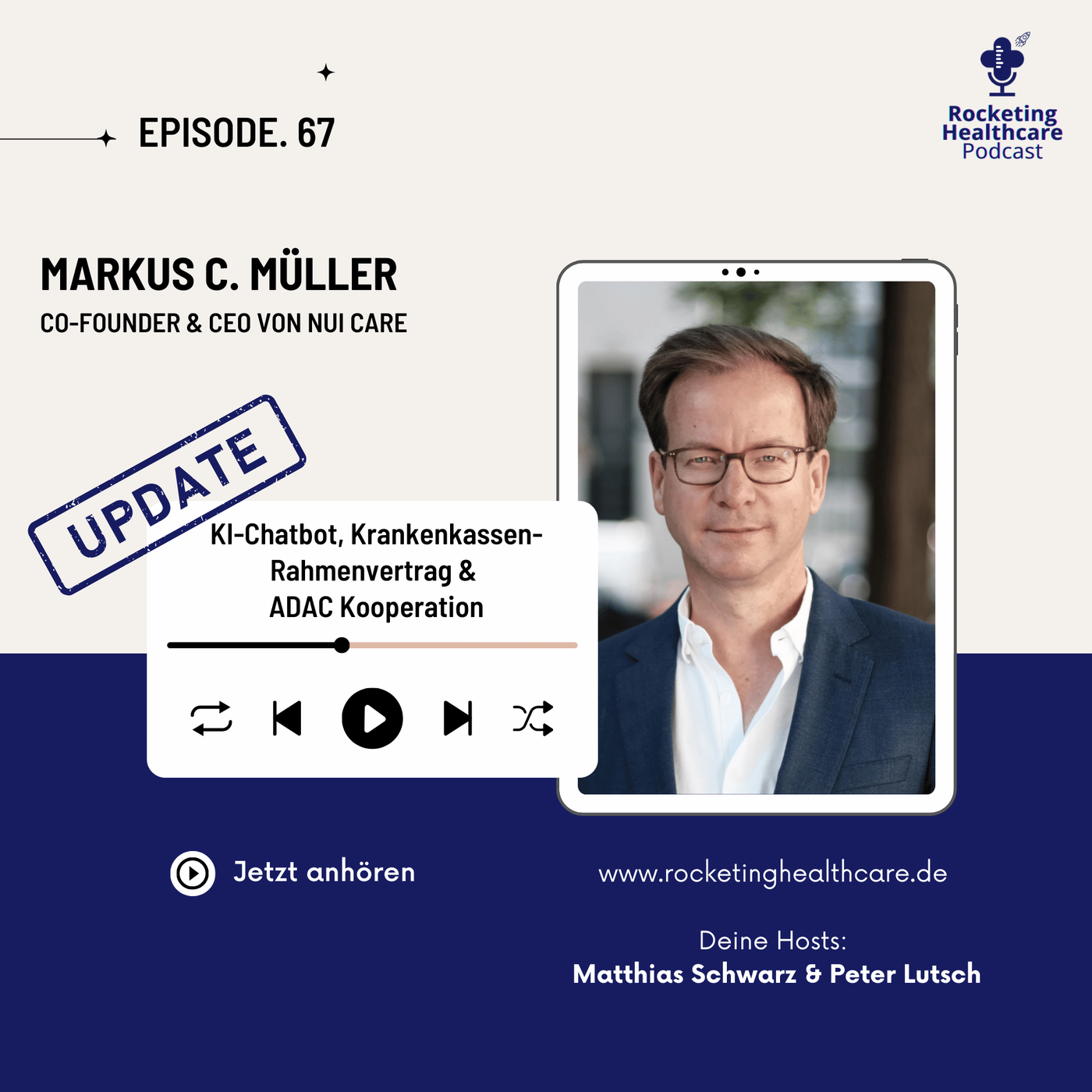 RHC 067: KI-Chatbot, Krankenkassen-Rahmenvertrag &  ADAC Kooperation