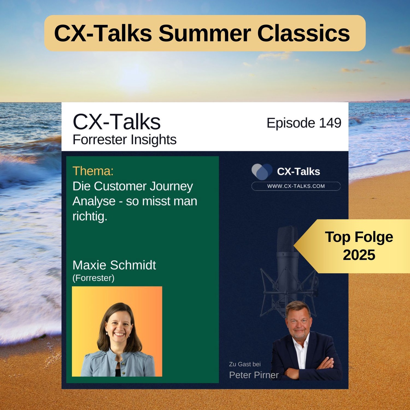Summer Classics 26-02: Die Customer Journey Analyse - So misst man richtig. Maxie Schmidt (Forrester) bei Peter Pirner