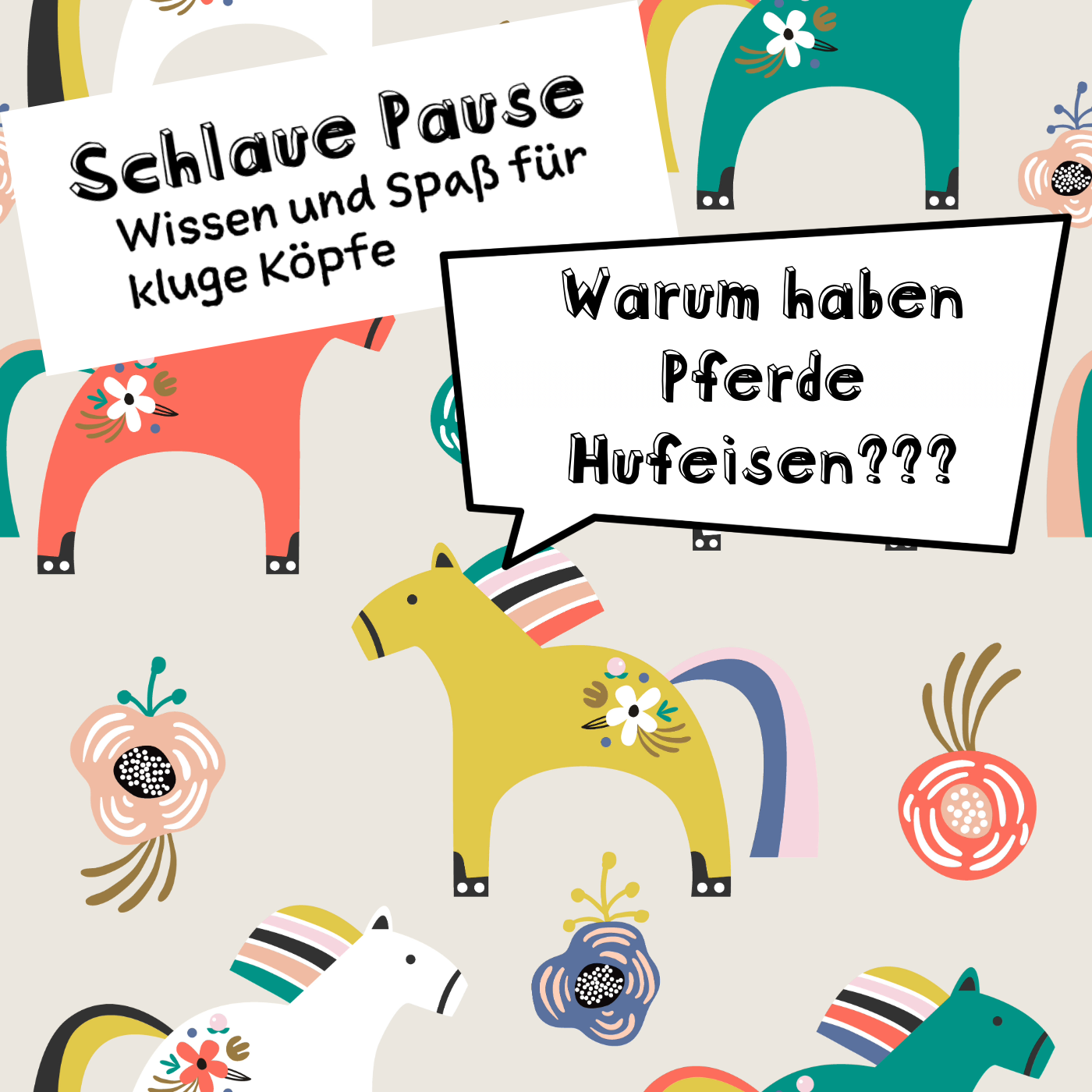Warum haben Pferde Hufeisen?