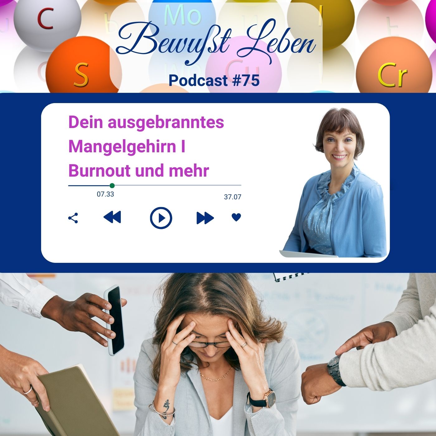 Dein ausgebranntes Mangelgehirn I Burnout und mehr I Podcast #75