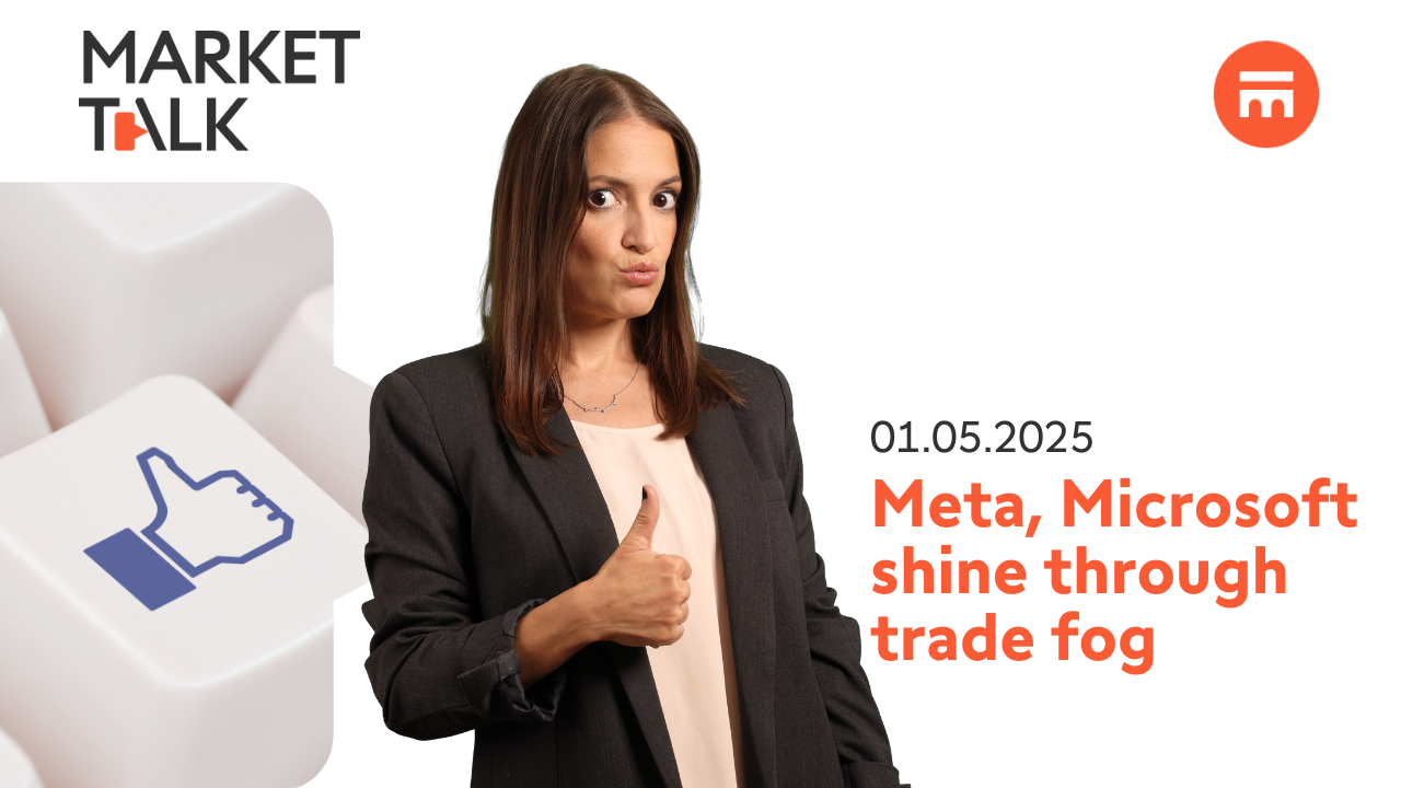 Meta, Microsoft shine through trade fog