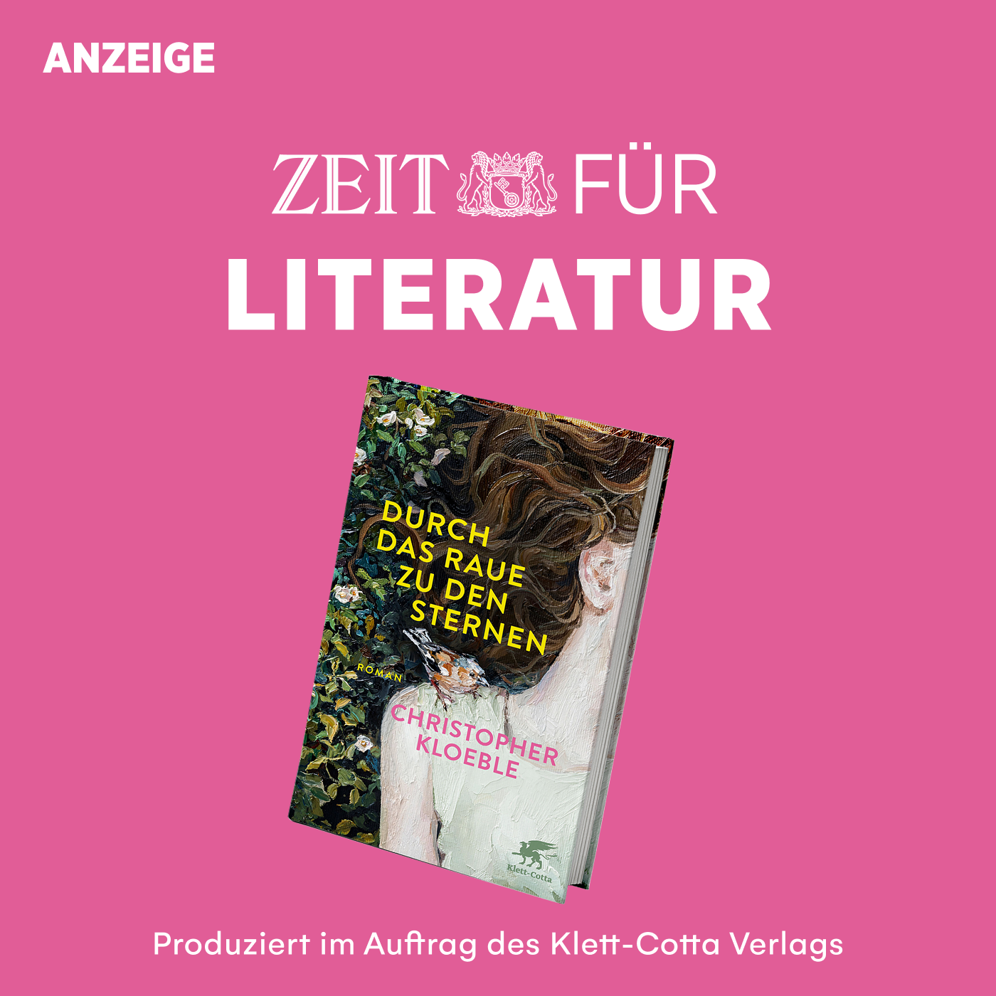 ZEIT für Literatur mit Christopher Kloeble