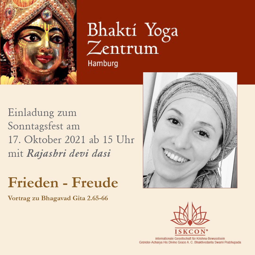 Frieden – Freude  Vortrag zu Bhagavad Gita 2.65-66