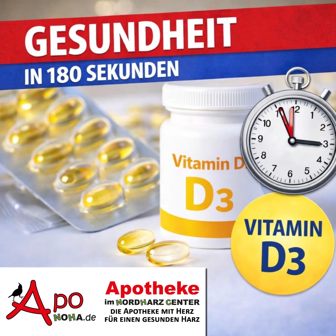 Vitamin D3 im Winter – sinnvoll oder überflüssig?