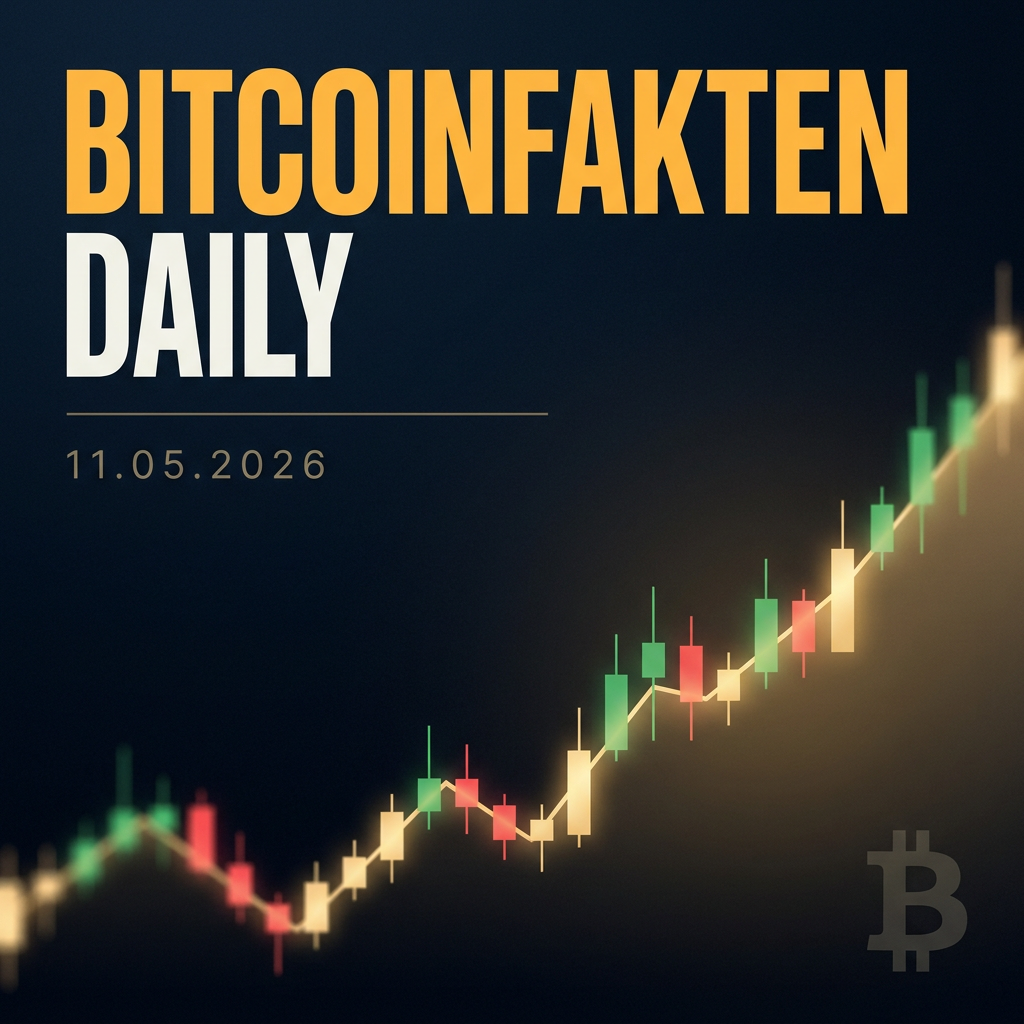 Bitcoinfakten Daily · 11.05.2026 — US-Krypto-Gesetz, Kraken-Lizenz, Clarity Act