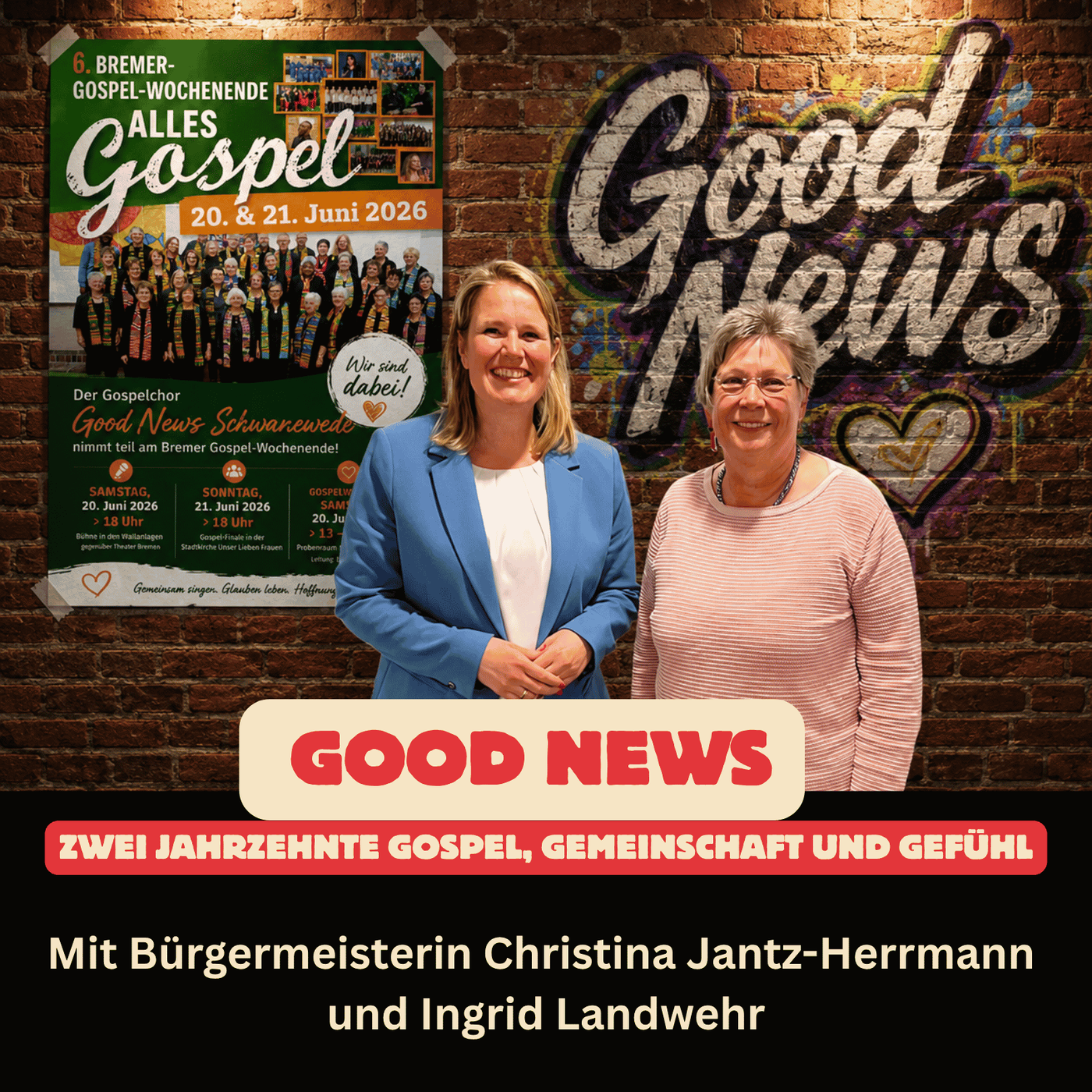 Folge 102: GOOD NEWS – Zwei Jahrzehnte Gospel, Gemeinschaft und Gefühl
