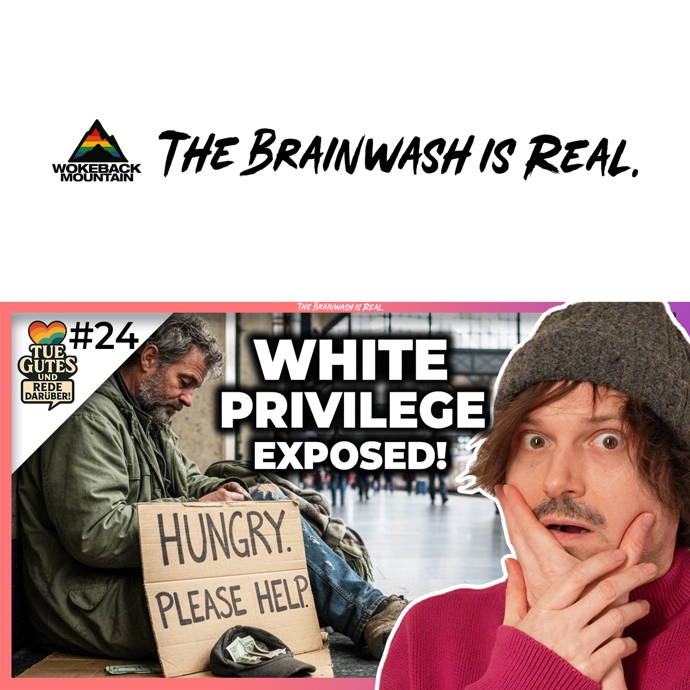 WHITE PRIVILEGE exposed! Warum ALTE WEIßE MÄNNER sogar als Bettler zu privilegiert sind...