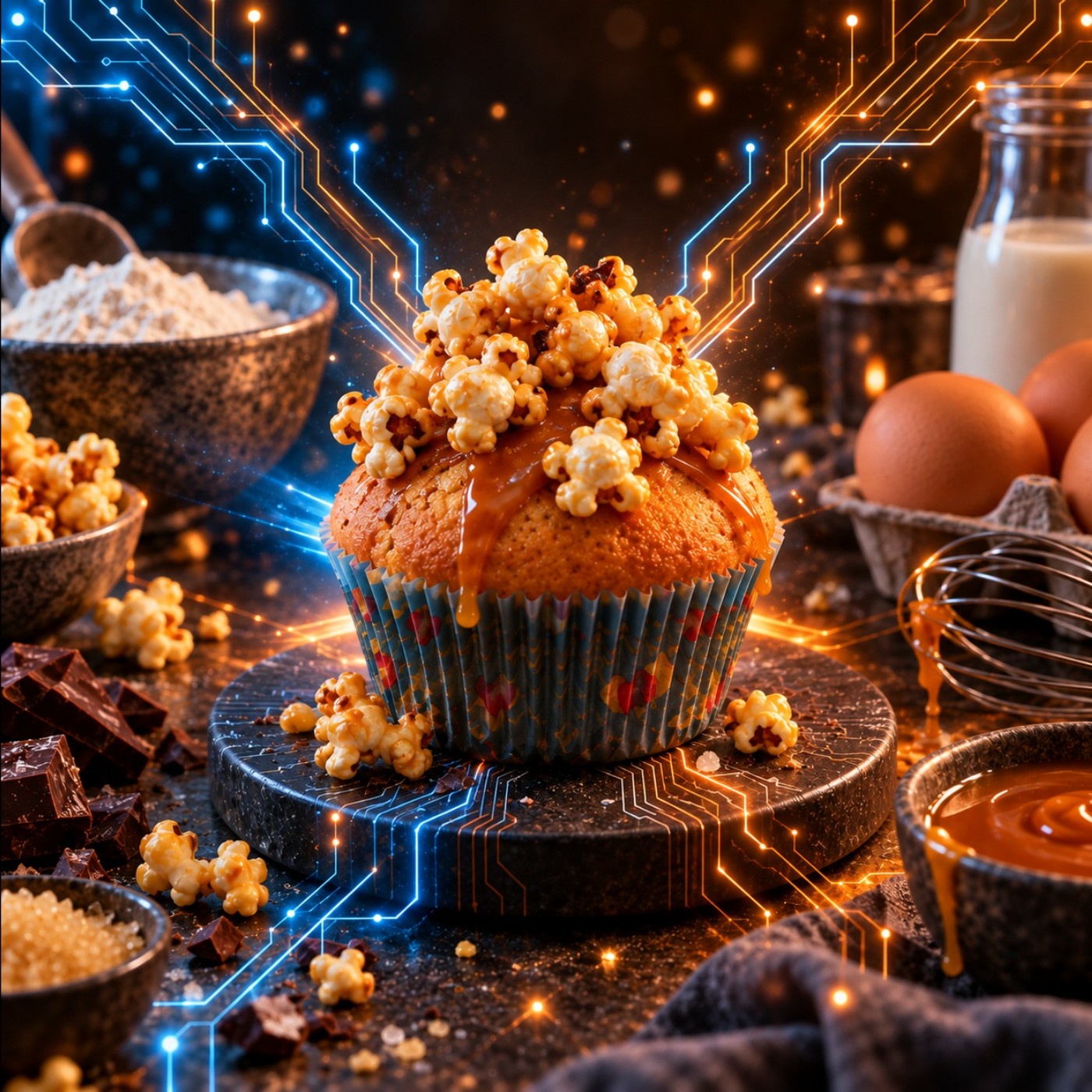 13. Kuchen-Kandidat: Karamel-Popcorn Muffins
