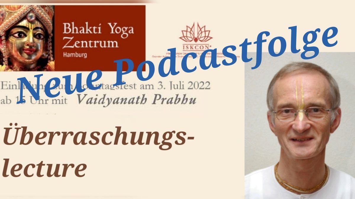 Überraschungslecture mit Vaidyanath Das