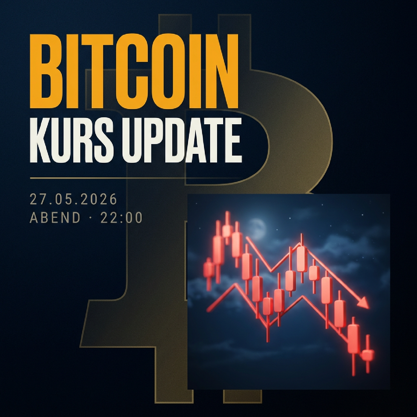 Bitcoin Kurs Abend 27.05.2026: 64.440 € (-1.28 %)