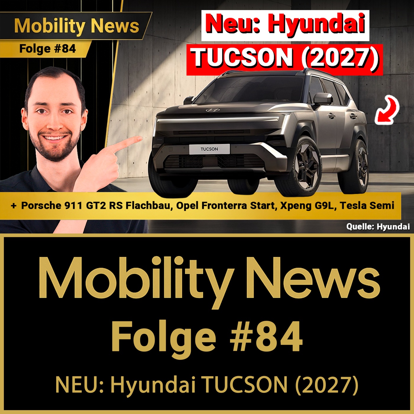ENDLICH auch Tasten statt Touch-Zwang?! Hyundai zeigt den neuen TUCSON (2027) | Mobility News #84