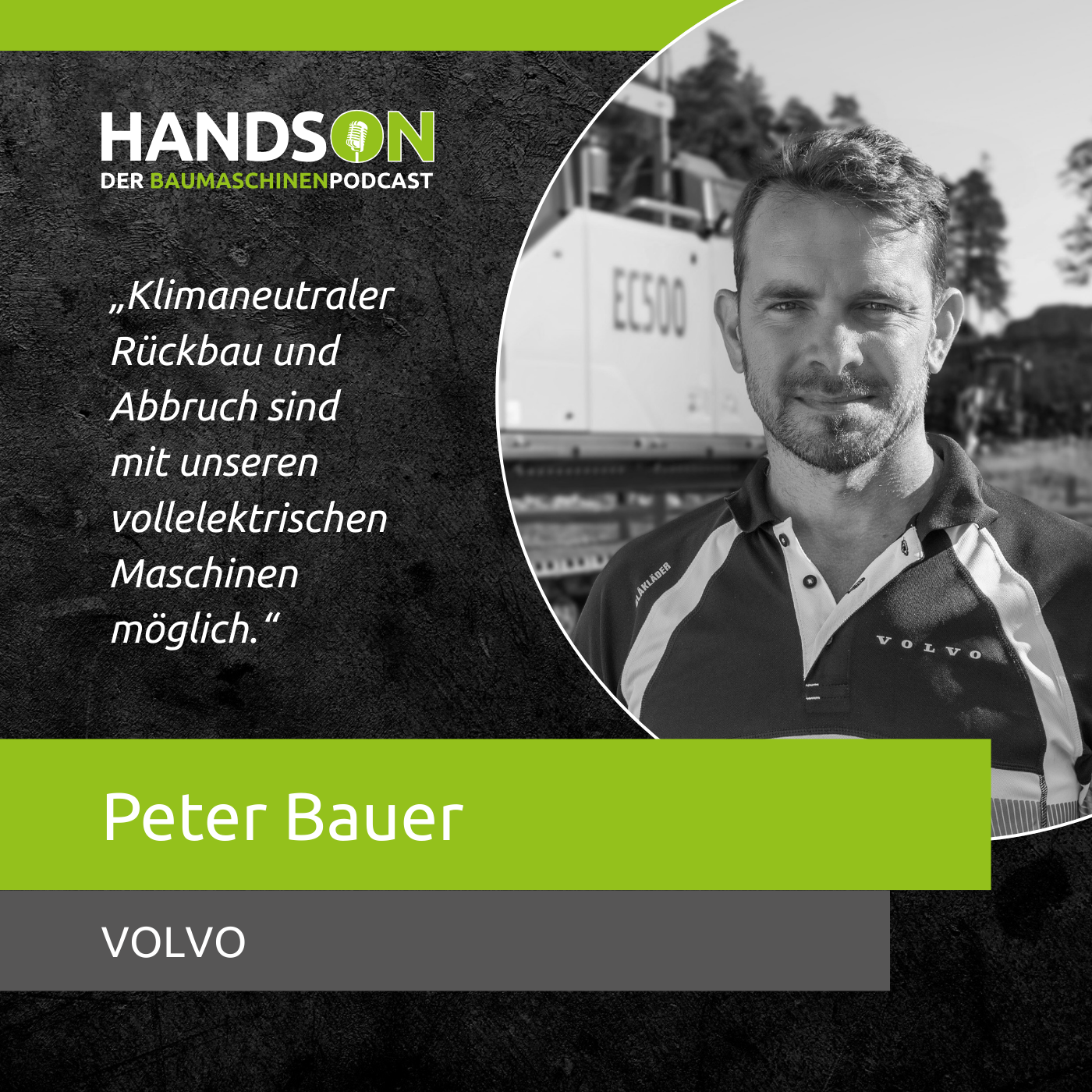 Vollelektrisches Abbruchprojekt 