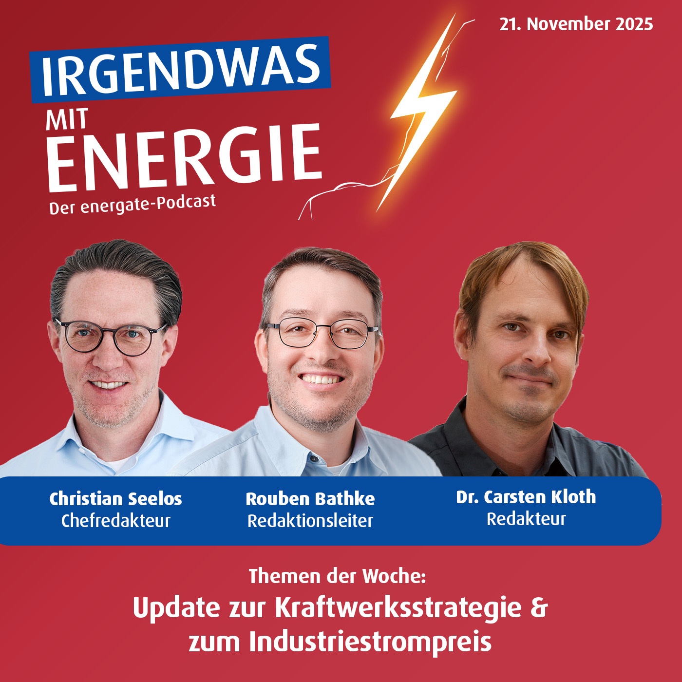 News-Update vom 21. November 2025 - Update zur Kraftwerksstrategie und zum Industriestrompreis