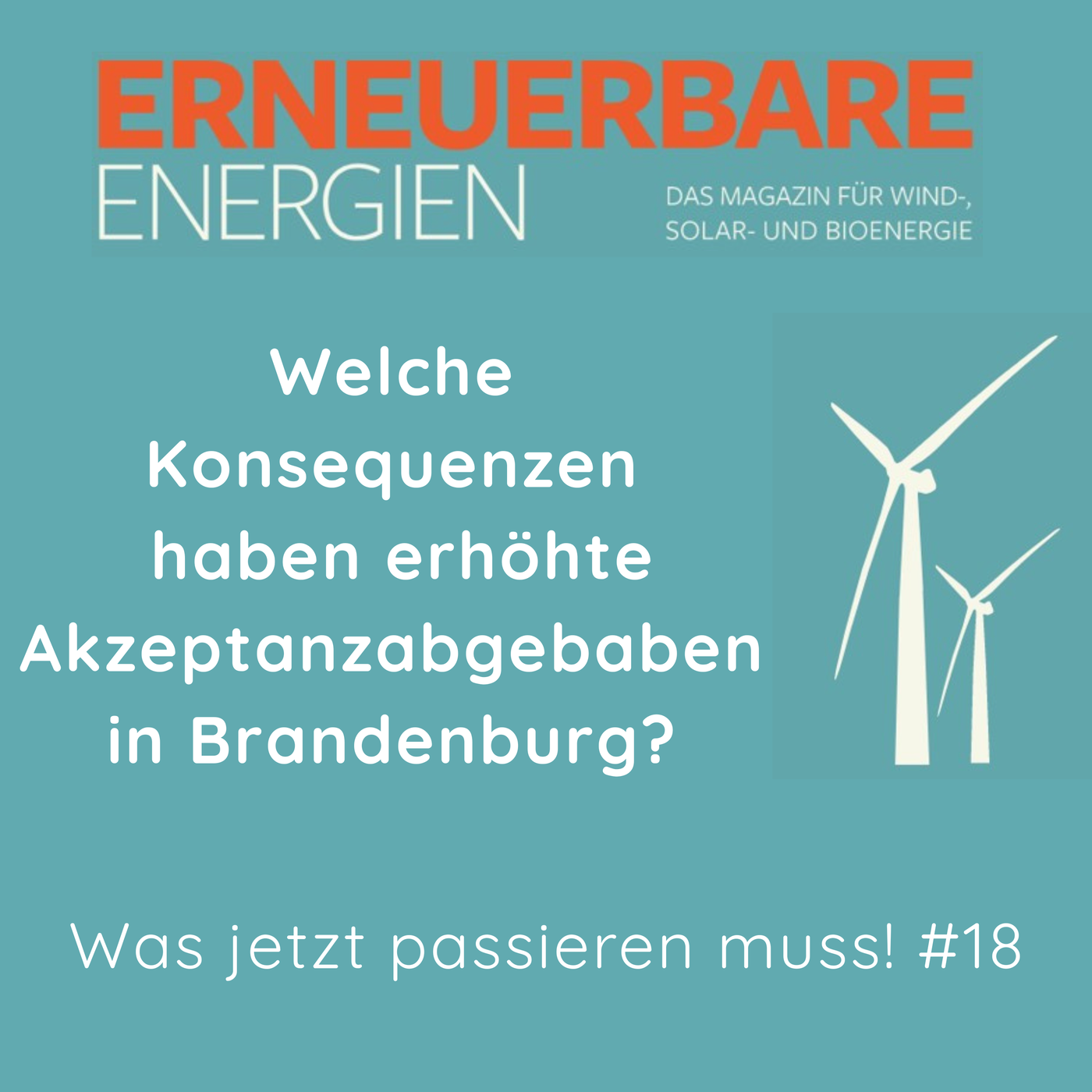 Welche Konsequenzen haben erhöhte Akzeptanzabgaben für die Windenergie in Brandenburg?