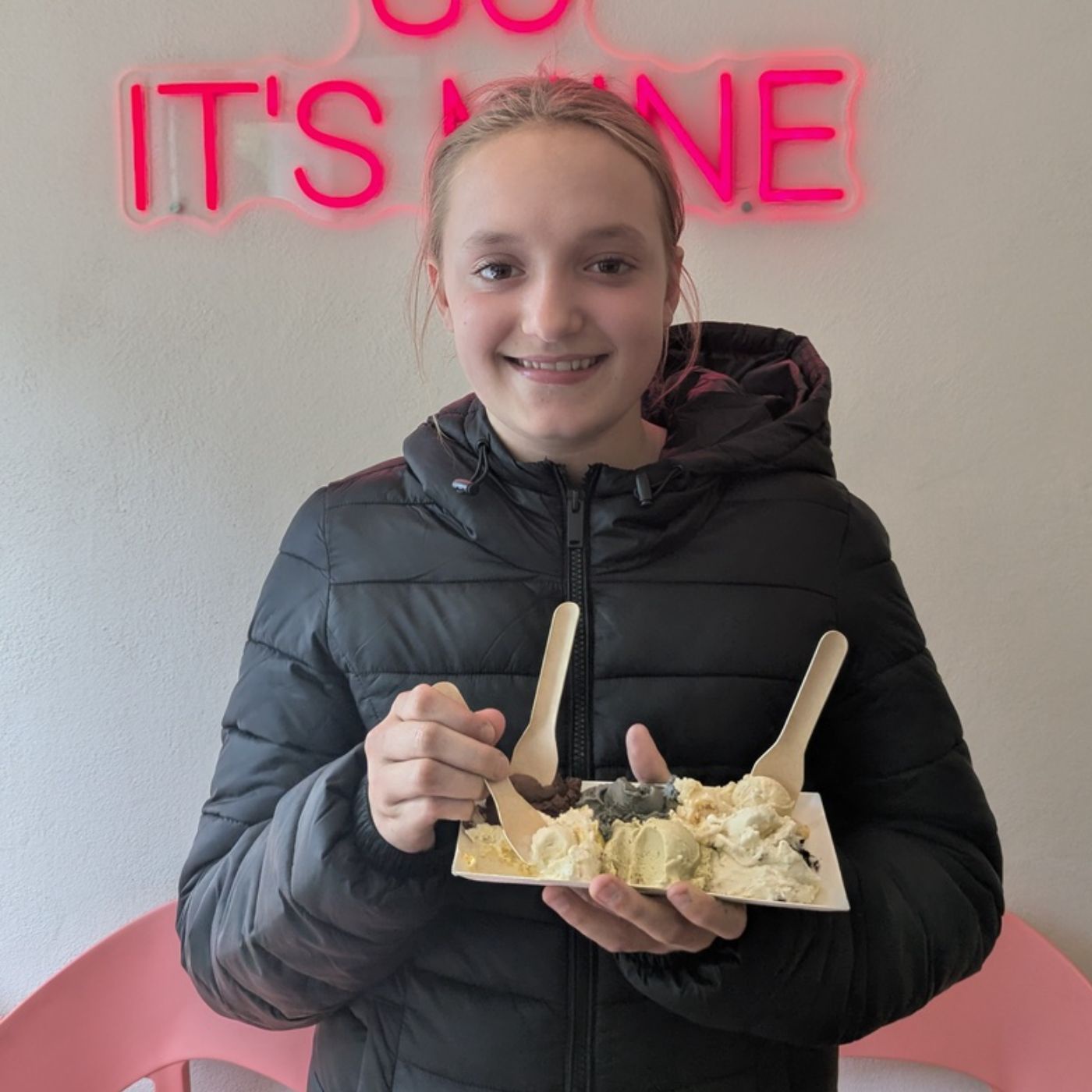 Veganes Eis ohne Ende im Eisbrunnen