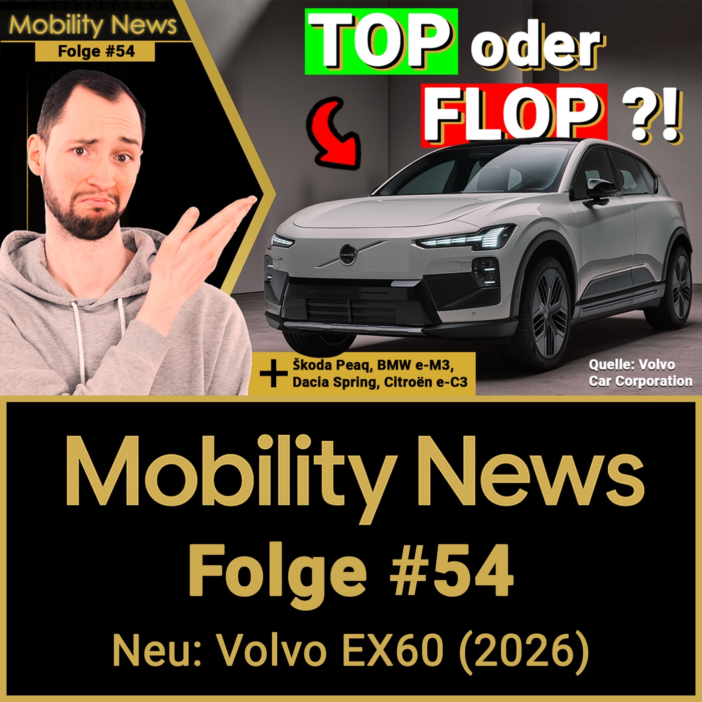 KNALLER oder Blender? 810 km, 10 Minuten Laden, 2,4 t Zuglast - Volvo EX60 2026 | Mobility News #54