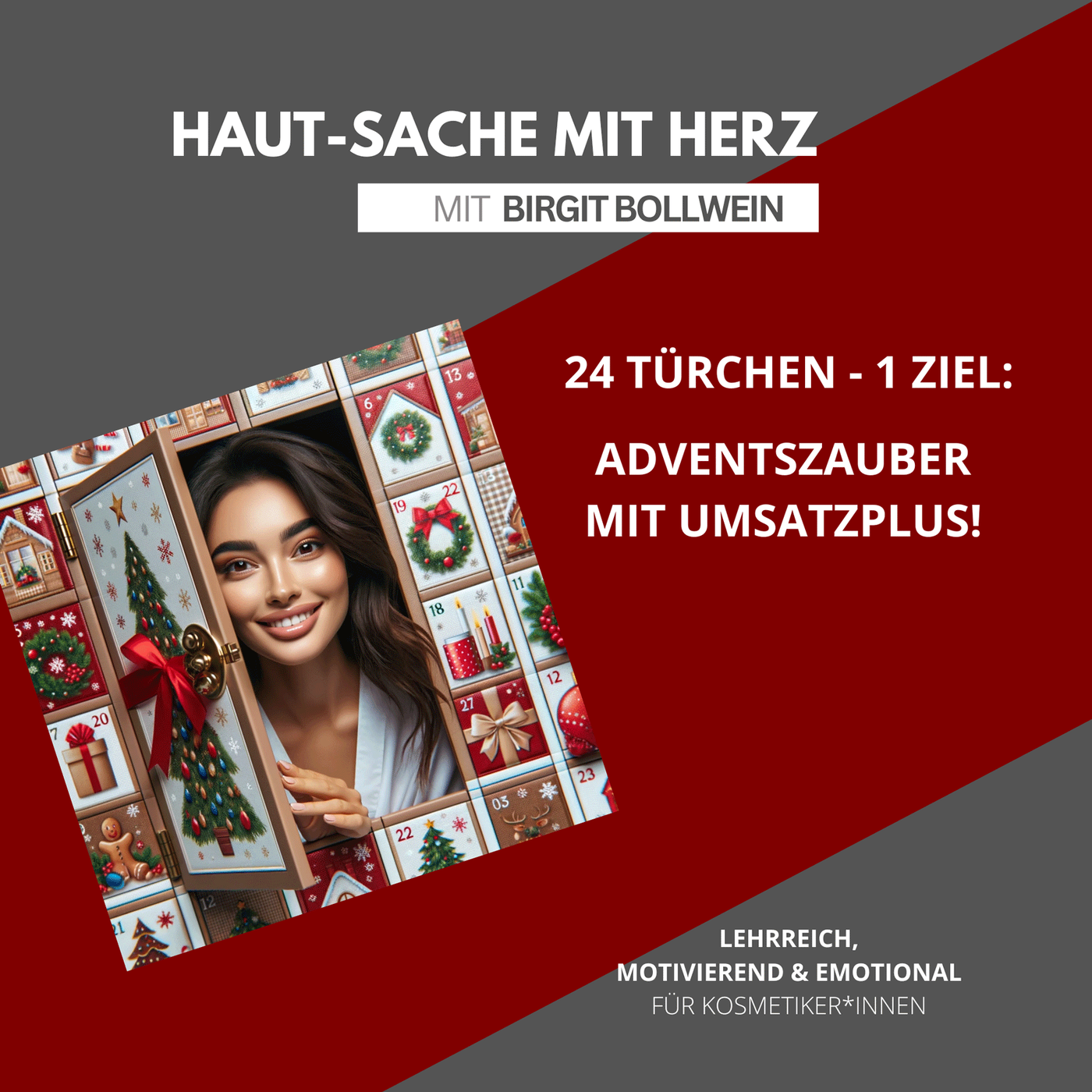 #053 Birgit Bollwein - 24 Türchen, 1 Ziel: Adventskalender mit Umsatzplus