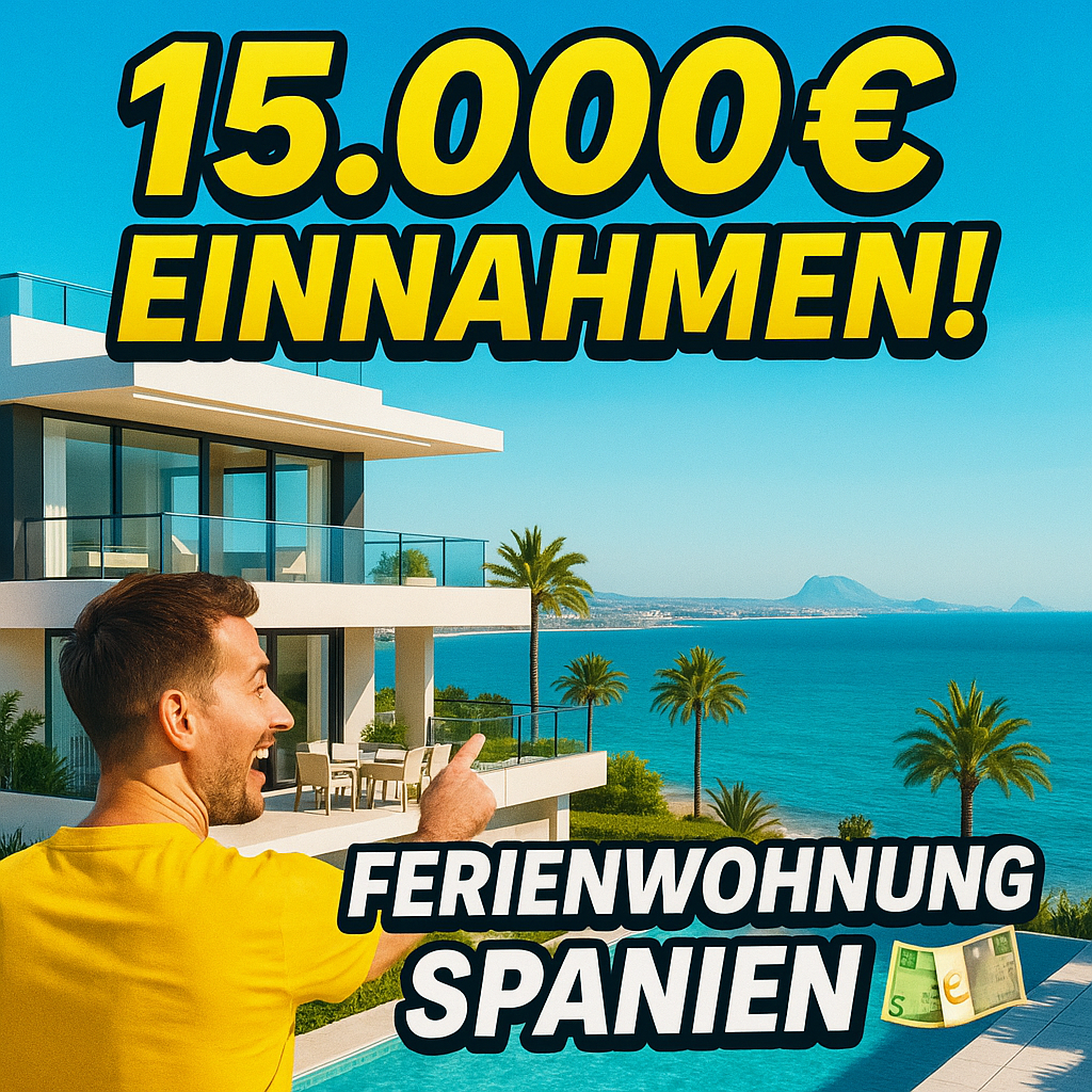 Ferienwohnung in Spanien kaufen – So erreichst du 15.000 € Einnahmen im Jahr