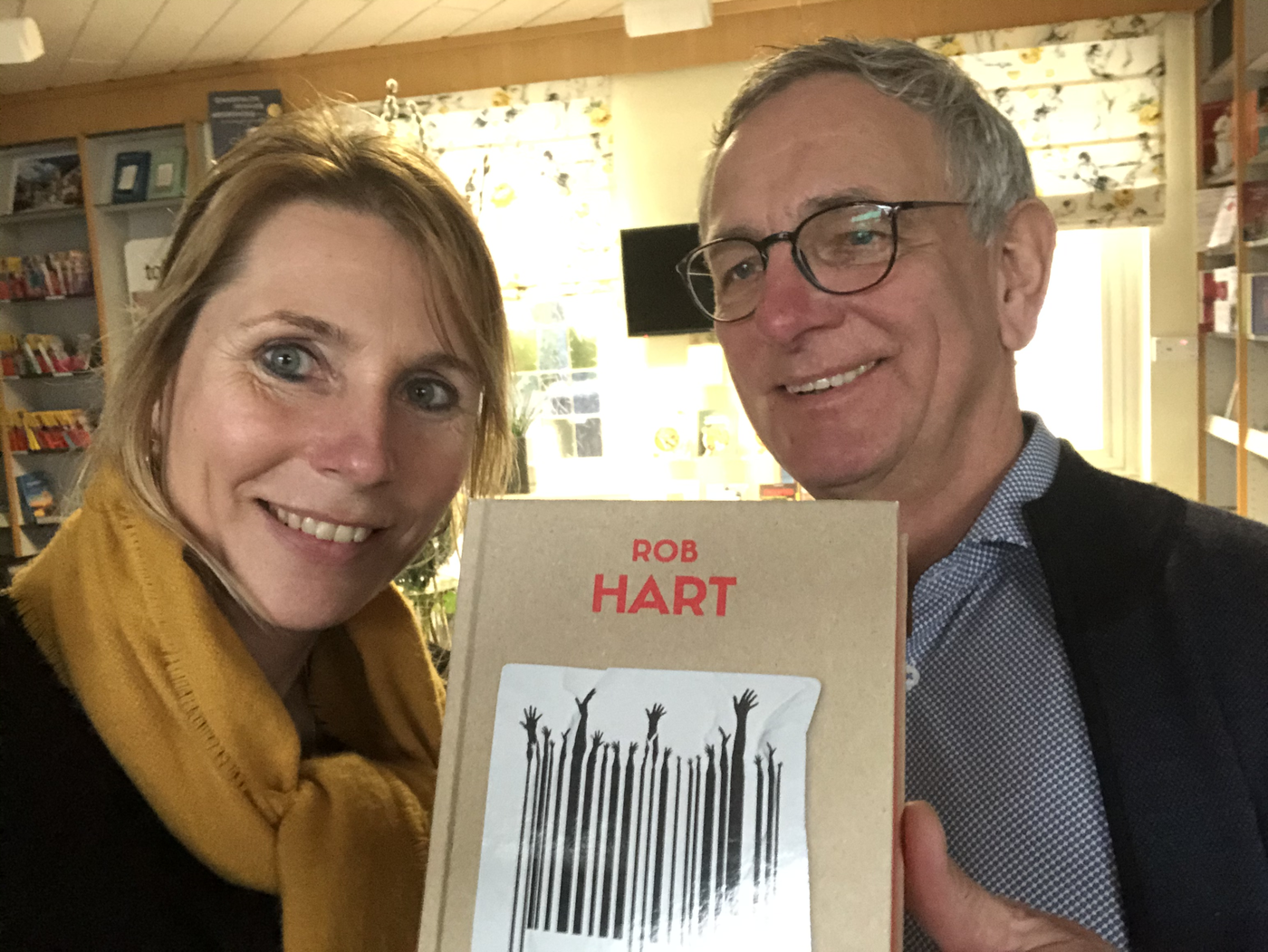 Bei der Buchhandlung Ebbecke in Warendorf