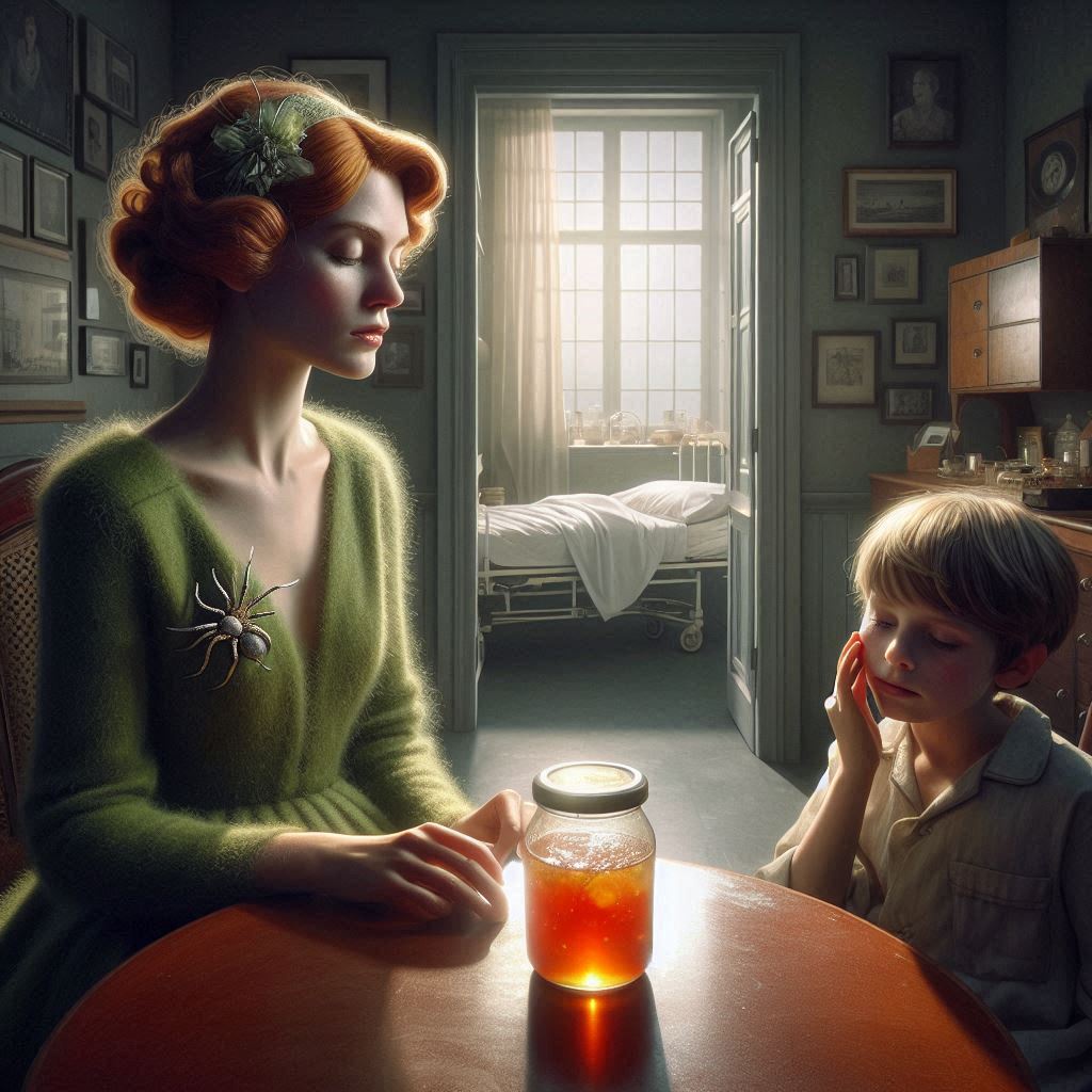 Die Spinne am Rever von Mama