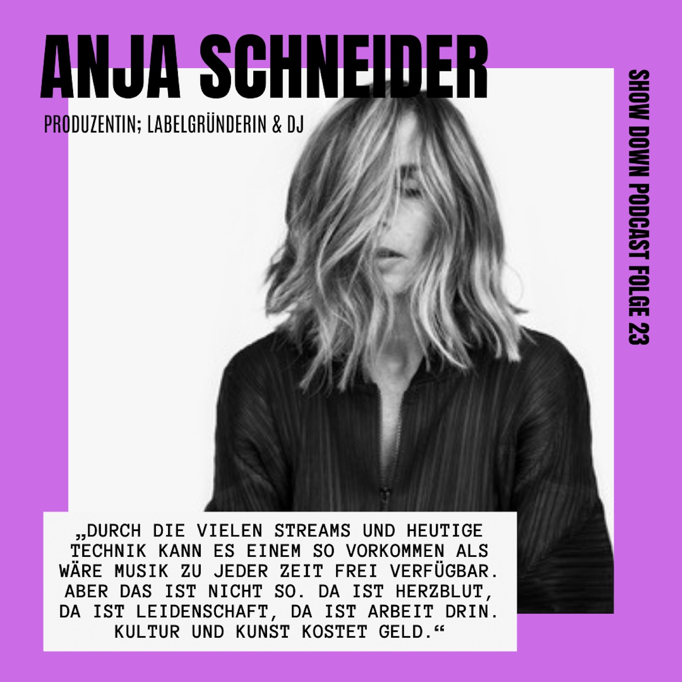 #23 - Anja Schneider von Booking United über den Offenen Brief, Business Techno und Alarmstufe Rot