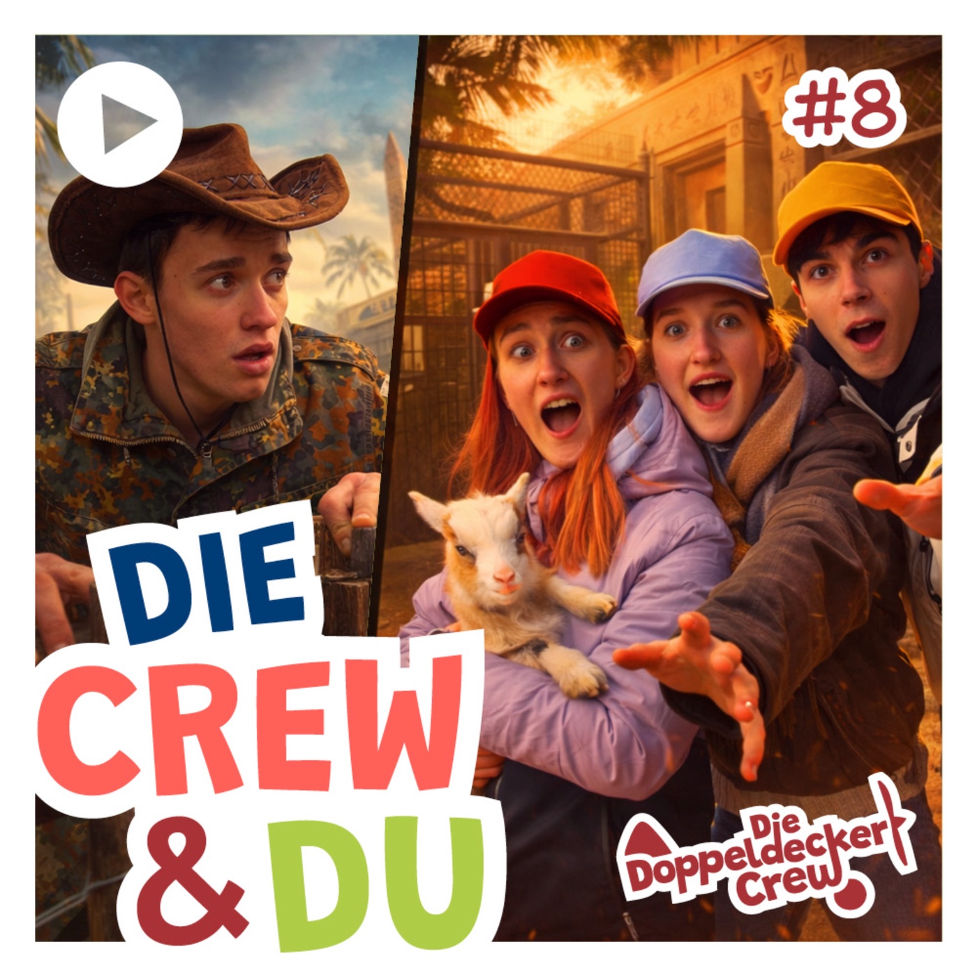 Tiere in Gefahr! | Crew&Du #8 | Die Doppeldecker Crew | Interaktives Video für Kinder