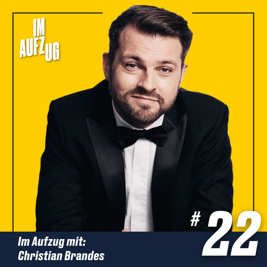 Im Aufzug mit Christian Brandes aka Schlecky Silberstein