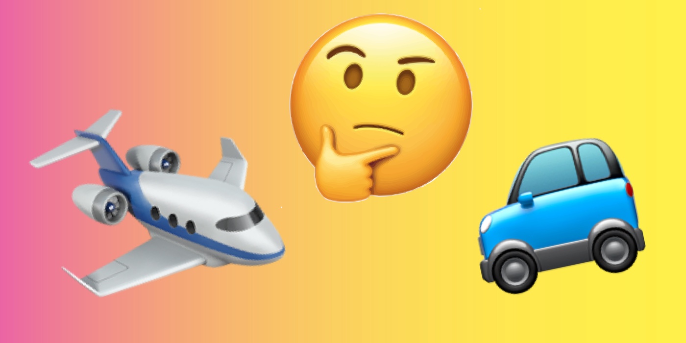 Pro und Contra: Fliegen oder Autofahren?