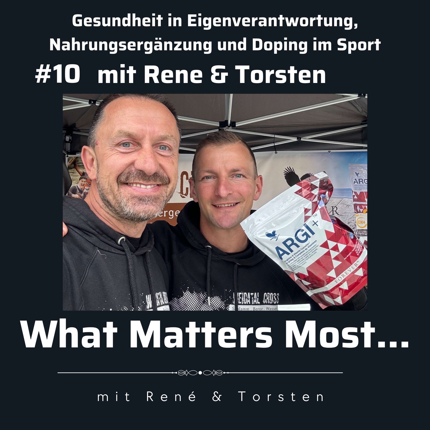 #10 Gesundheit in Eigenverantwortung: Nahrungsergänzung und Doping im Sport mit Rene und Torsten