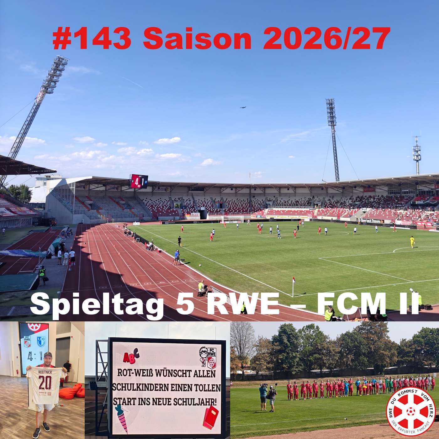 #143 Saison 2026/27 Spieltag 5 RWE – FCM II