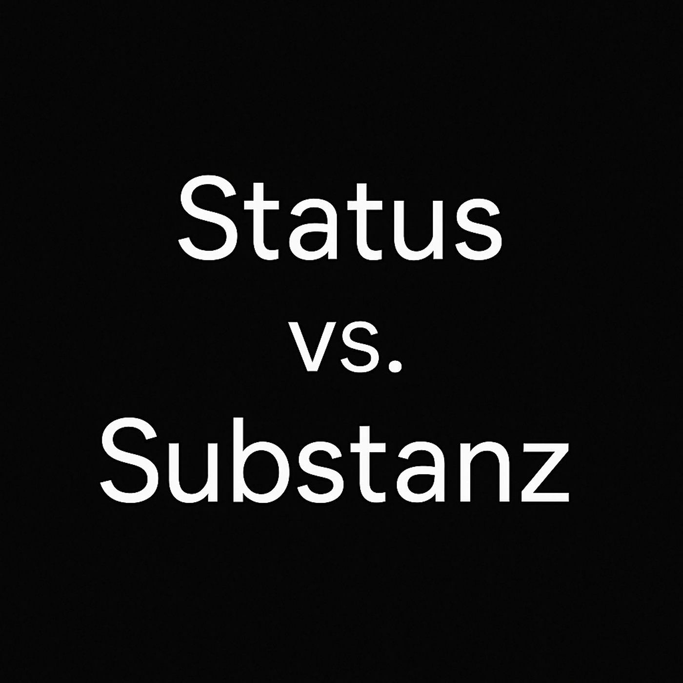 Status vs. Substanz – Warum Perfektion dich sabotiert