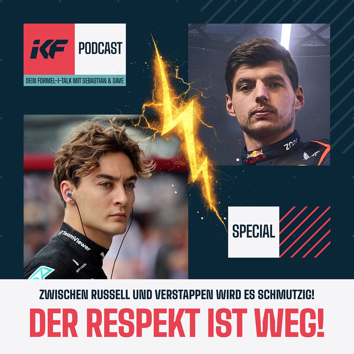 SPECIAL: Verstappen vs. Russell – Der Respekt ist weg!