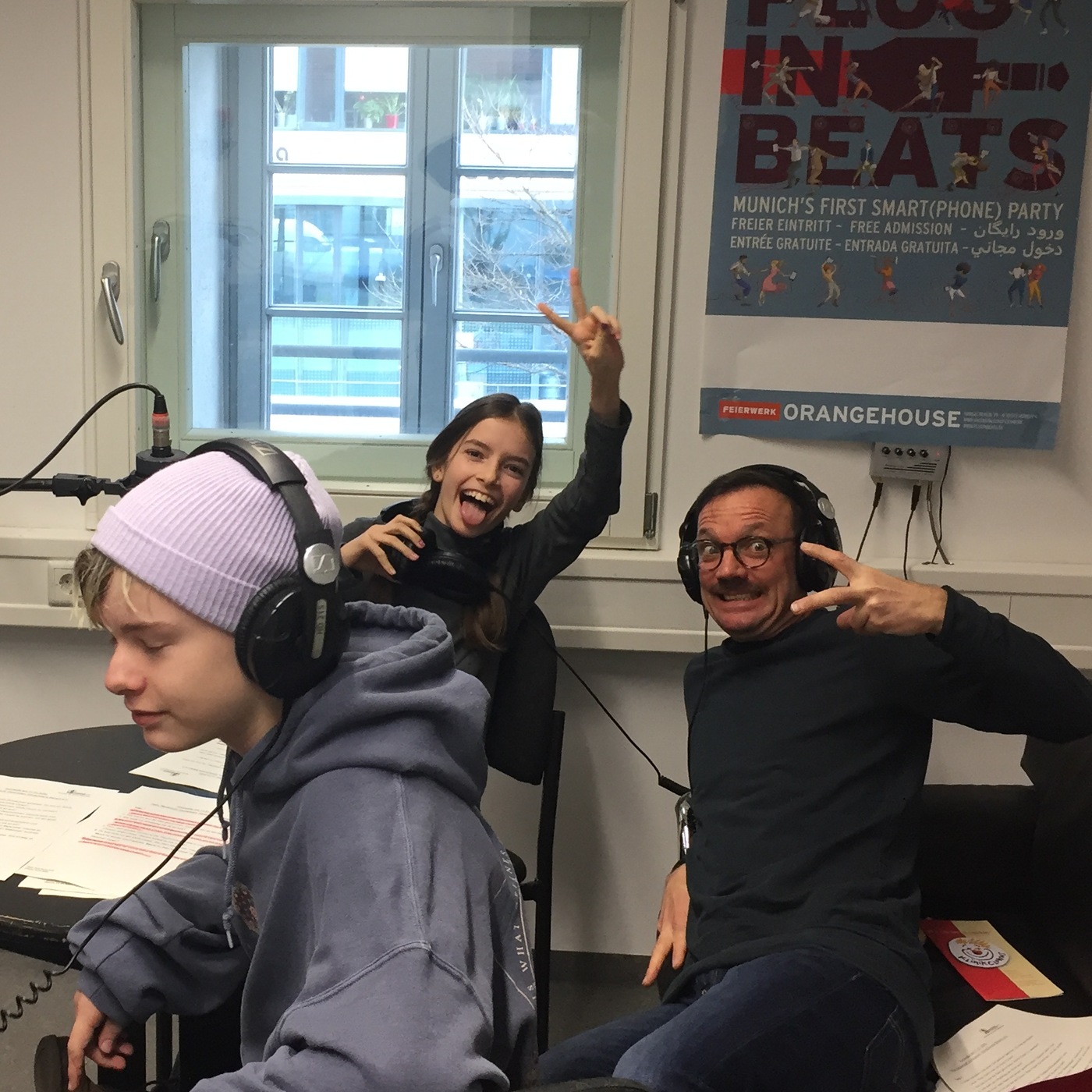 Studiogespräch mit einem KlinikClown
