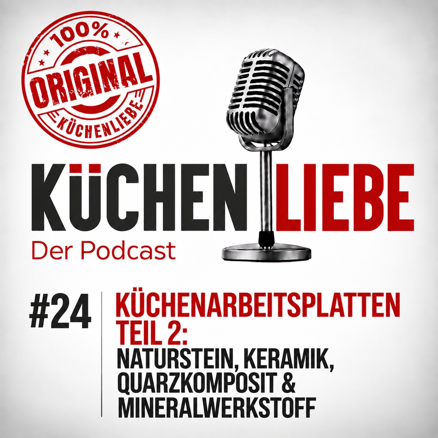 #24 Küchenarbeitsplatten Teil 2: Naturstein, Keramik, Quarzkomposit & Mineralwerkstoff