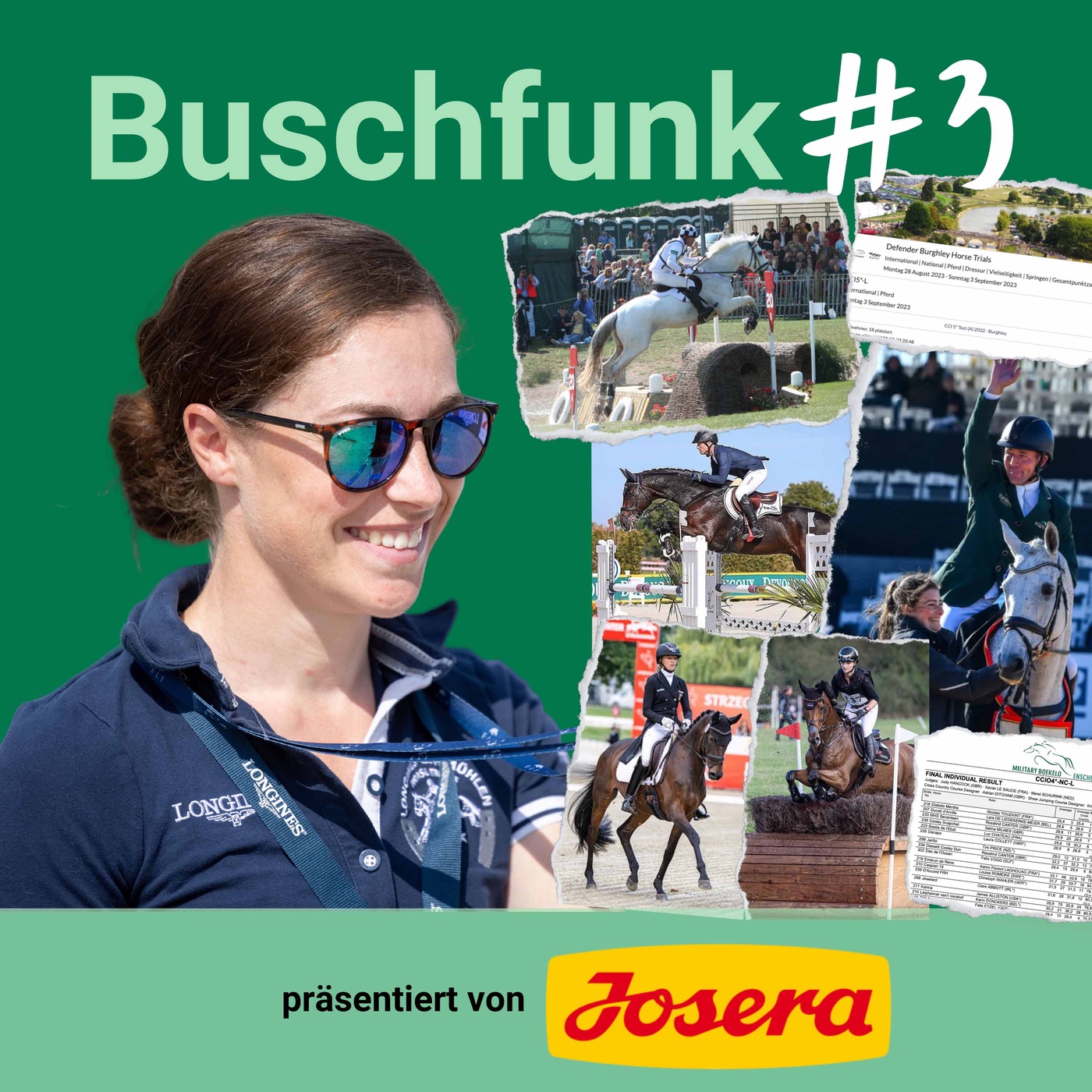 STAFFEL 4 FOLGE #23 – Buschfunk #3 – Die wichtigsten News aus der Vielseitigkeit präsentiert von Josera Pferdefutter